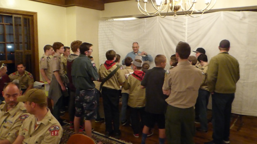 The Scouth merit badge program was another big success.  155 scouts took the course.